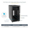StarTech.com 4-Post 25U Server Rack Cabinet, Lockable 19" Data Rack StarTech.com 4-Post 25U Server Rack Cabinet, Lockable 19" Data Rack