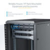 StarTech.com 4-Post 25U Server Rack Cabinet, Lockable 19" Data Rack StarTech.com 4-Post 25U Server Rack Cabinet, Lockable 19" Data Rack