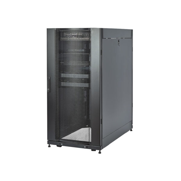 StarTech.com 4-Post 25U Server Rack Cabinet, Lockable 19" Data Rack StarTech.com 4-Post 25U Server Rack Cabinet, Lockable 19" Data Rack