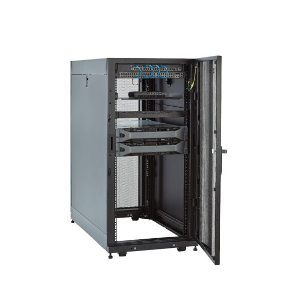 StarTech.com 4-Post 25U Server Rack Cabinet, Lockable 19" Data Rack StarTech.com 4-Post 25U Server Rack Cabinet, Lockable 19" Data Rack