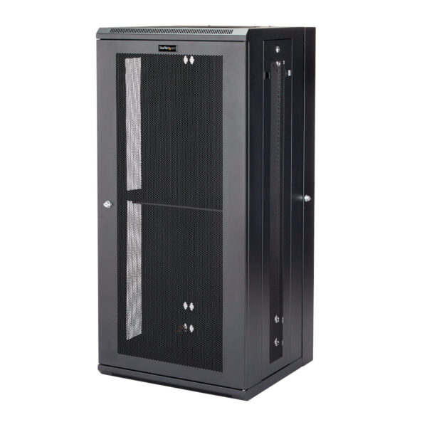 StarTech.com 4-Post 26U Wall Mount Network Cabinet with 1U Shelf, 19" StarTech.com 4-Post 26U Wall Mount Network Cabinet with 1U Shelf, 19"