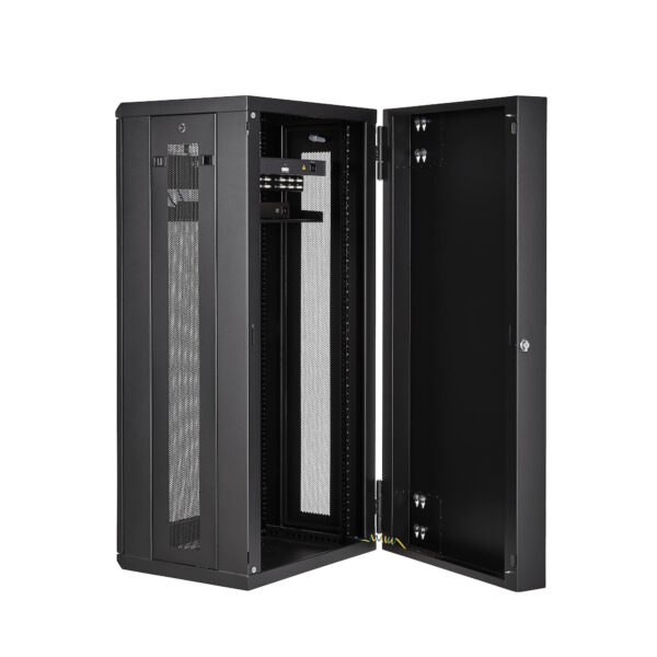 StarTech.com 4-Post 26U Wall Mount Network Cabinet with 1U Shelf, 19" StarTech.com 4-Post 26U Wall Mount Network Cabinet with 1U Shelf, 19"