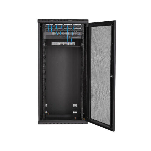 StarTech.com 4-Post 26U Wall Mount Network Cabinet with 1U Shelf, 19" StarTech.com 4-Post 26U Wall Mount Network Cabinet with 1U Shelf, 19"