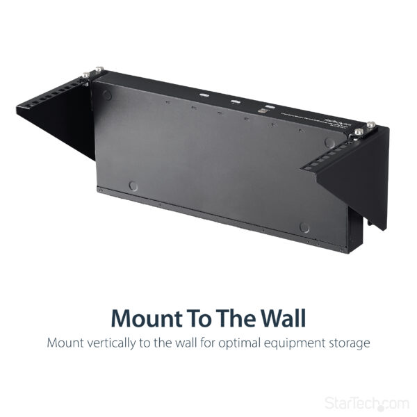 StarTech.com 4U 19in Steel Vertical Wall Mount Equipment Rack Bracket StarTech.com 4U 19in Steel Vertical Wall Mount Equipment Rack Bracket