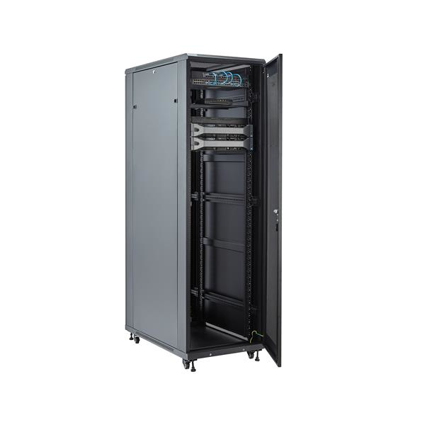 StarTech.com 4-Post 42U Server Rack Cabinet, 19" Data Rack Cabinet StarTech.com 4-Post 42U Server Rack Cabinet, 19" Data Rack Cabinet