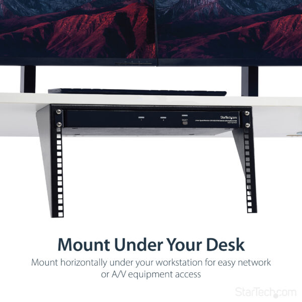 StarTech.com Vertical Wall-Mount Server Rack - Solid Steel - 6U StarTech.com Vertical Wall-Mount Server Rack - Solid Steel - 6U