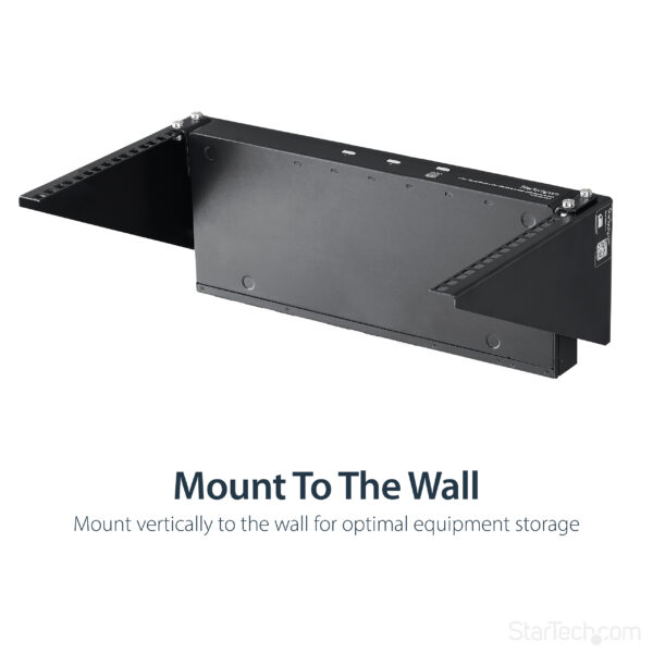 StarTech.com Vertical Wall-Mount Server Rack - Solid Steel - 6U StarTech.com Vertical Wall-Mount Server Rack - Solid Steel - 6U