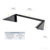 StarTech.com Vertical Wall-Mount Server Rack - Solid Steel - 6U StarTech.com Vertical Wall-Mount Server Rack - Solid Steel - 6U