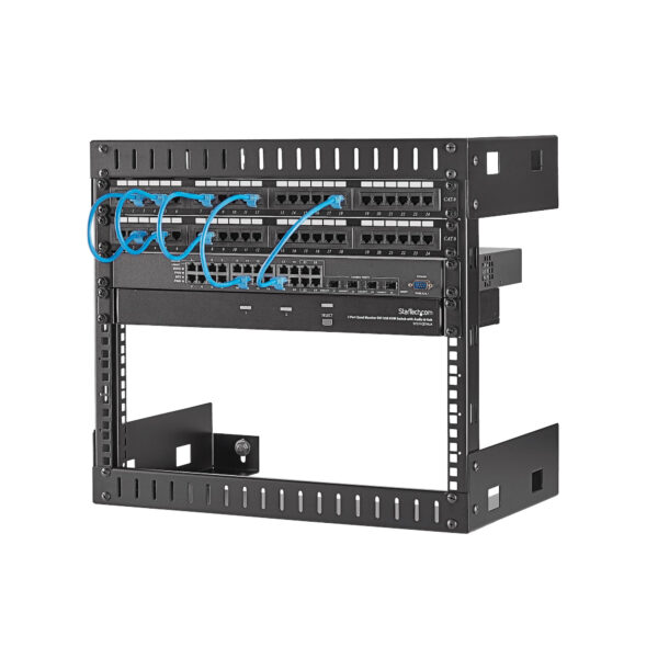 StarTech.com 8U 19" Wall Mount Network Rack - 12" Deep 2 Post Open StarTech.com 8U 19" Wall Mount Network Rack - 12" Deep 2 Post Open
