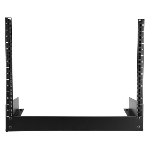 StarTech.com 2-Post 8U Desktop Server Rack, Small Open Frame 19in StarTech.com 2-Post 8U Desktop Server Rack, Small Open Frame 19in