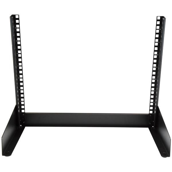 StarTech.com 2-Post 8U Desktop Server Rack, Small Open Frame 19in StarTech.com 2-Post 8U Desktop Server Rack, Small Open Frame 19in