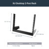 StarTech.com 2-Post 8U Desktop Server Rack, Small Open Frame 19in StarTech.com 2-Post 8U Desktop Server Rack, Small Open Frame 19in