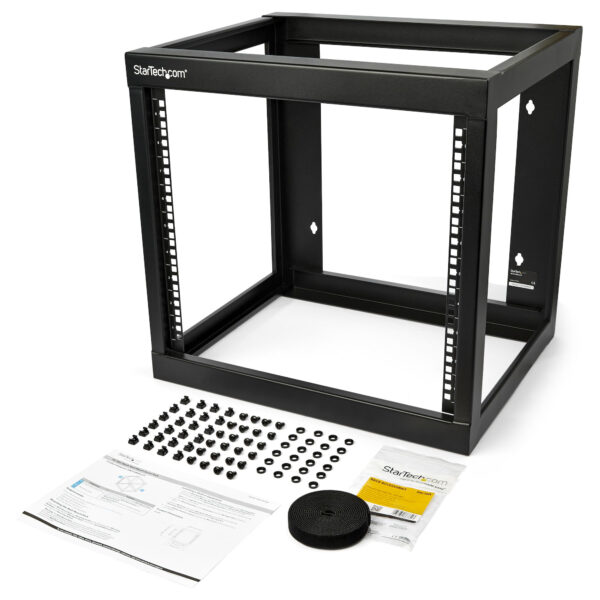 StarTech.com 9U 19" Wall Mount Network Rack 17" Deep 2 Post Open StarTech.com 9U 19" Wall Mount Network Rack 17" Deep 2 Post Open