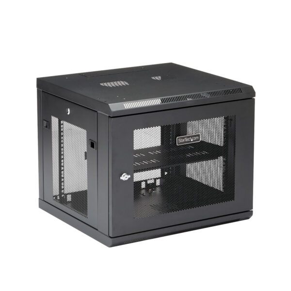StarTech.com 4-Post 9U Wall Mount Network Cabinet with 1U Shelf, 19" StarTech.com 4-Post 9U Wall Mount Network Cabinet with 1U Shelf, 19"