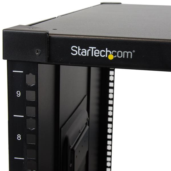 StarTech.com 4-Post 9U Mobile Open Frame Server Rack, Four Post StarTech.com 4-Post 9U Mobile Open Frame Server Rack, Four Post