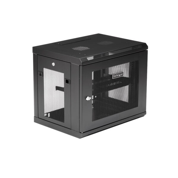 StarTech.com 2-Post 9U Wall Mount Network Cabinet with 1U Shelf, 19" StarTech.com 2-Post 9U Wall Mount Network Cabinet with 1U Shelf, 19"