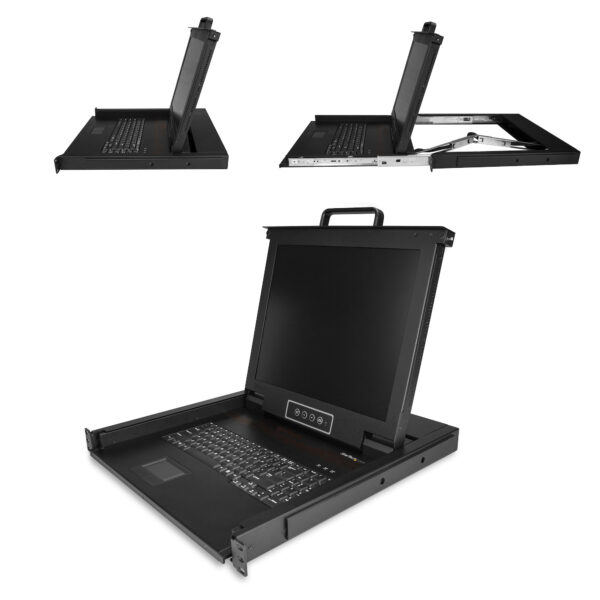 StarTech.com Rackmount KVM Console - Single Port VGA KVM with 17" LCD StarTech.com Rackmount KVM Console - Single Port VGA KVM with 17" LCD