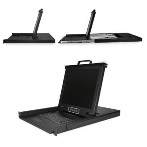 StarTech.com 8 Port Rackmount KVM Console w/ 6ft Cables - Integrated StarTech.com 8 Port Rackmount KVM Console w/ 6ft Cables - Integrated