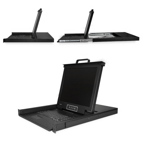 StarTech.com 8 Port Rackmount KVM Console w/ 6ft Cables - Integrated StarTech.com 8 Port Rackmount KVM Console w/ 6ft Cables - Integrated