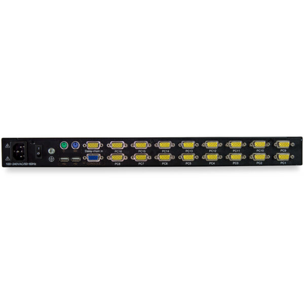 StarTech.com 16 Port Rackmount KVM Console w/ 6ft Cables - Integrated StarTech.com 16 Port Rackmount KVM Console w/ 6ft Cables - Integrated