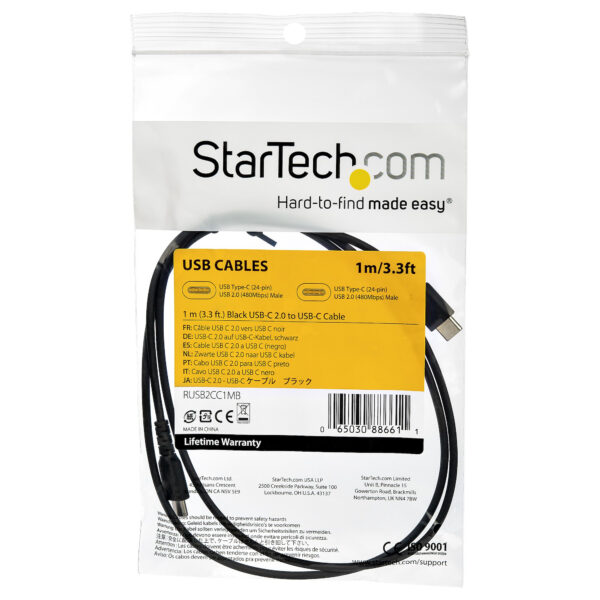 StarTech.com 1m USB A to USB C Charging Cable - Durable Fast Charge & StarTech.com 1m USB A to USB C Charging Cable - Durable Fast Charge &