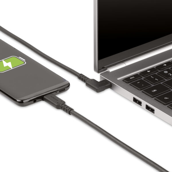 StarTech.com 6.6ft (2m) USB-C Cable, Right-Angled, USB 5Gbps, 100W StarTech.com 6.6ft (2m) USB-C Cable, Right-Angled, USB 5Gbps, 100W