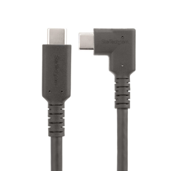 StarTech.com 1.6ft (50cm) Rugged Right Angle USB-C Cable, USB 3.2 Gen StarTech.com 1.6ft (50cm) Rugged Right Angle USB-C Cable, USB 3.2 Gen