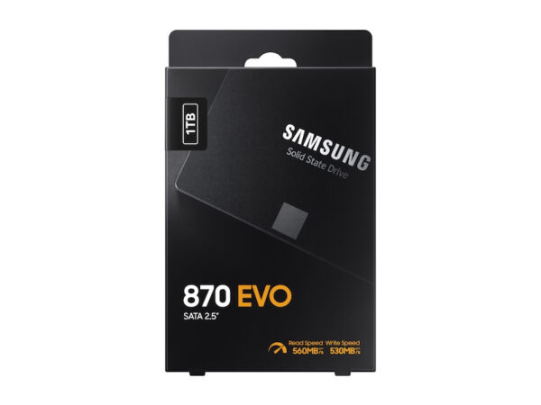 Samsung 870 EVO 1 TB 2.5" Serial ATA III V-NAND MLC Samsung 870 EVO 1 TB 2.5" Serial ATA III V-NAND MLC