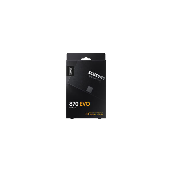 Samsung 870 EVO 250 GB 2.5" Serial ATA III V-NAND MLC Samsung 870 EVO 250 GB 2.5" Serial ATA III V-NAND MLC