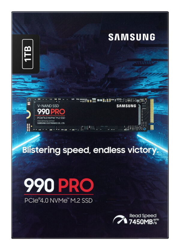 Samsung 990 PRO 1 TB M.2 PCI Express 4.0 NVMe V-NAND MLC Samsung 990 PRO 1 TB M.2 PCI Express 4.0 NVMe V-NAND MLC