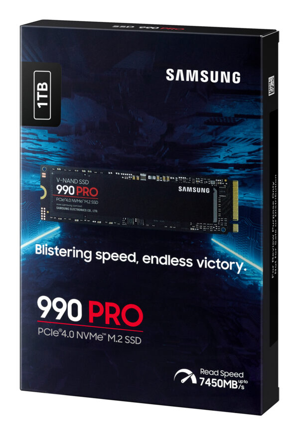Samsung 990 PRO 1 TB M.2 PCI Express 4.0 NVMe V-NAND MLC Samsung 990 PRO 1 TB M.2 PCI Express 4.0 NVMe V-NAND MLC