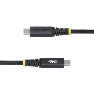 StarTech.com 6ft (2m) USB-C Charging Cable, Durable and StarTech.com 3ft (1m) USB-C Charging Cable, Durable and