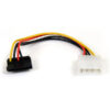 StarTech.com 6in 4 Pin LP4 to Right Angle SATA Power Cable Adapter