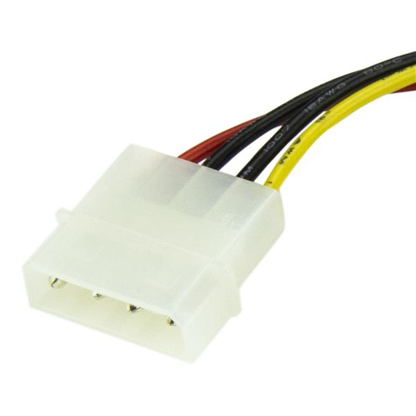 StarTech.com 6in 4 Pin LP4 to SATA Power Cable Adapter StarTech.com 6in 4 Pin LP4 to SATA Power Cable Adapter