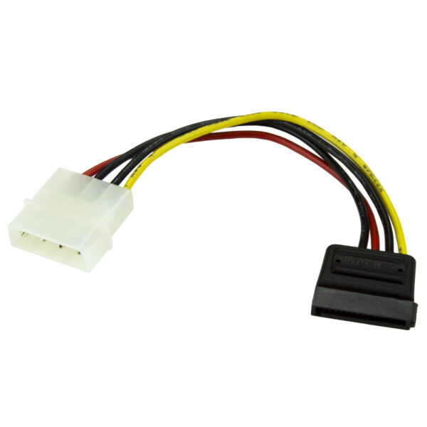 StarTech.com 6in 4 Pin LP4 to SATA Power Cable Adapter StarTech.com 6in 4 Pin LP4 to SATA Power Cable Adapter