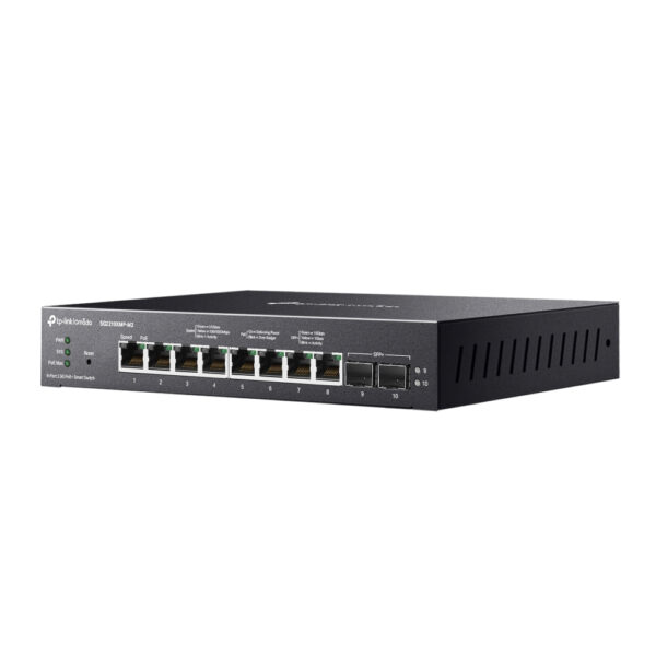 TP-Link Omada 8-Port 2.5GBASE-T and 2-Port 10GE SFP+ Smart Switch TP-Link Omada 8-Port 2.5GBASE-T and 2-Port 10GE SFP+ Smart Switch