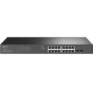 TP-Link JetStream 18-Port Gigabit Smart Switch with 16-Port PoE+ TP-Link JetStream 18-Port Gigabit Smart Switch with 16-Port PoE+