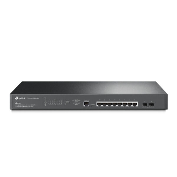 TP-Link JetStream 8-Port 2.5GBASE-T and 2-Port 10GE SFP+ L2+ Managed TP-Link JetStream 8-Port 2.5GBASE-T and 2-Port 10GE SFP+ L2+ Managed