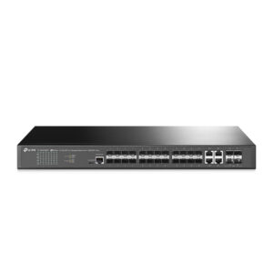 TP-Link JetStream 24-Port SFP L2+ Managed Switch with 4 10GE SFP+ TP-Link JetStream 24-Port SFP L2+ Managed Switch with 4 10GE SFP+