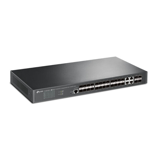 TP-Link JetStream 24-Port SFP L2+ Managed Switch with 4 10GE SFP+ TP-Link JetStream 24-Port SFP L2+ Managed Switch with 4 10GE SFP+