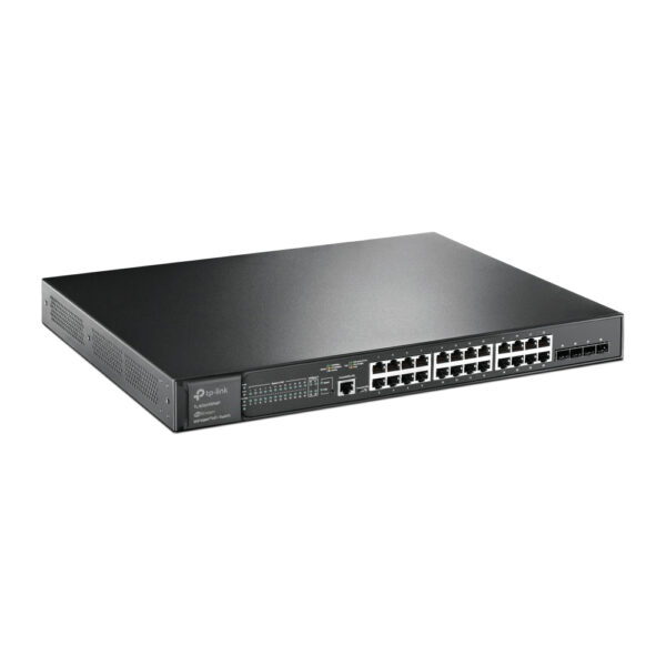 TP-Link JetStream 24-Port Gigabit and 4-Port 10GE SFP+ L2+ Managed TP-Link JetStream 24-Port Gigabit and 4-Port 10GE SFP+ L2+ Managed