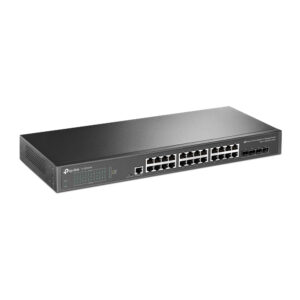 TP-Link JetStream 24-Port Gigabit L2+ Managed Switch with 4 10GE SFP+ TP-Link JetStream 24-Port Gigabit L2+ Managed Switch with 4 10GE SFP+