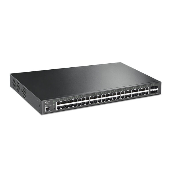 TP-Link JetStream 48-Port Gigabit and 4-Port 10GE SFP+ L2+ Managed TP-Link JetStream 48-Port Gigabit and 4-Port 10GE SFP+ L2+ Managed
