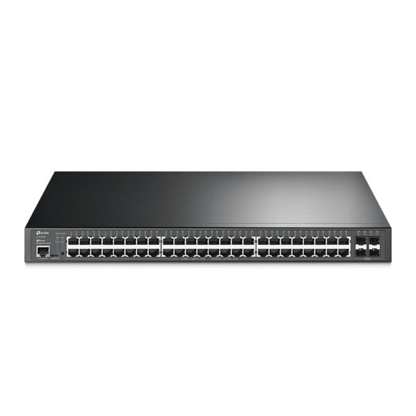 TP-Link JetStream 48-Port Gigabit and 4-Port 10GE SFP+ L2+ Managed TP-Link JetStream 48-Port Gigabit and 4-Port 10GE SFP+ L2+ Managed