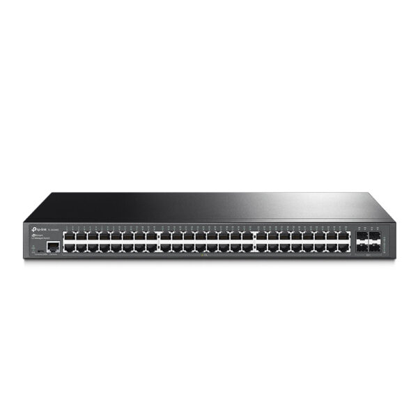 TP-Link JetStream 48-Port Gigabit L2 Managed Switch with 4 SFP Slots TP-Link JetStream 48-Port Gigabit L2 Managed Switch with 4 SFP Slots