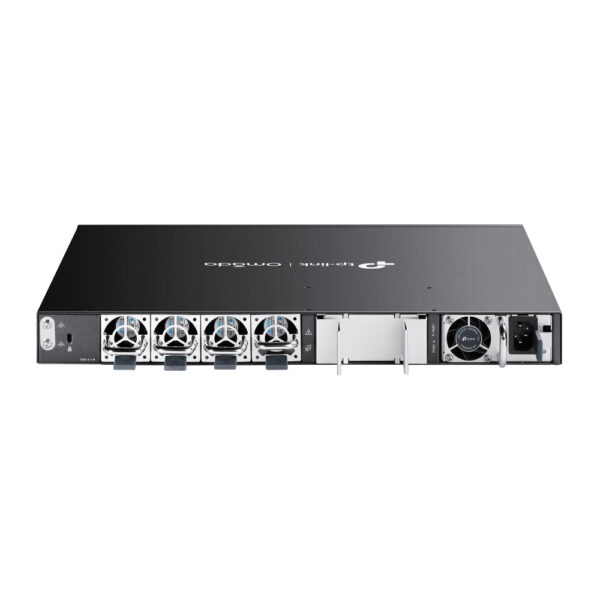 TP-Link Omada 24-Port Gigabit Stackable L3 Managed PoE+ Switch with 4 TP-Link Omada 24-Port Gigabit Stackable L3 Managed PoE+ Switch with 4