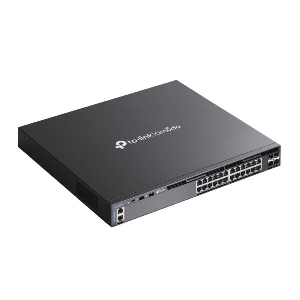 TP-Link Omada 24-Port Gigabit Stackable L3 Managed Switch with 4 10G TP-Link Omada 24-Port Gigabit Stackable L3 Managed Switch with 4 10G
