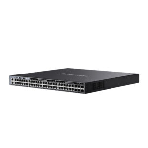 TP-Link Omada 48-Port Gigabit Stackable L3 Managed PoE+ Switch with 6 TP-Link Omada 48-Port Gigabit Stackable L3 Managed PoE+ Switch with 6