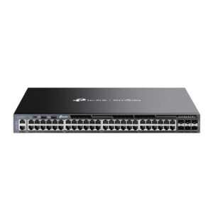 TP-Link Omada 48-Port Gigabit Stackable L3 Managed Switch with 6 10G TP-Link Omada 48-Port Gigabit Stackable L3 Managed Switch with 6 10G
