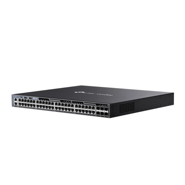 TP-Link Omada 48-Port Gigabit Stackable L3 Managed Switch with 6 10G TP-Link Omada 48-Port Gigabit Stackable L3 Managed Switch with 6 10G